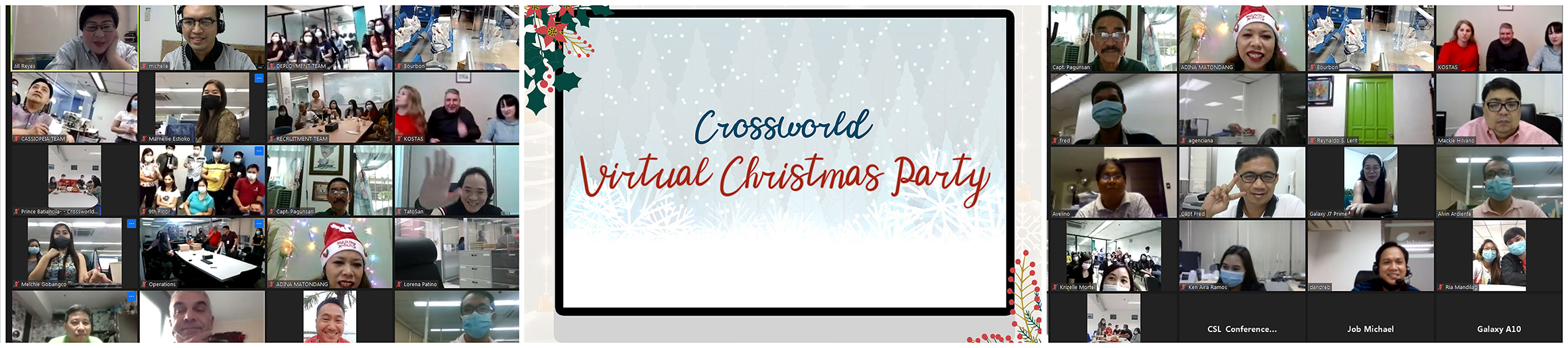 Crossworld holds Virtual Christmas Party