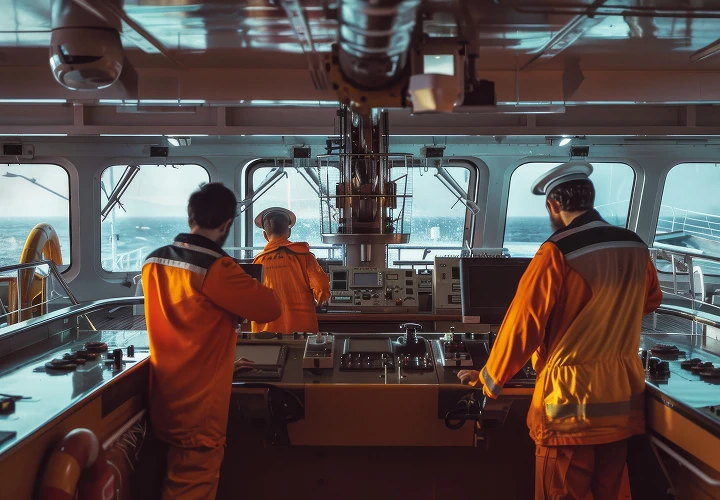 Seafarers participating in Crossworld training program